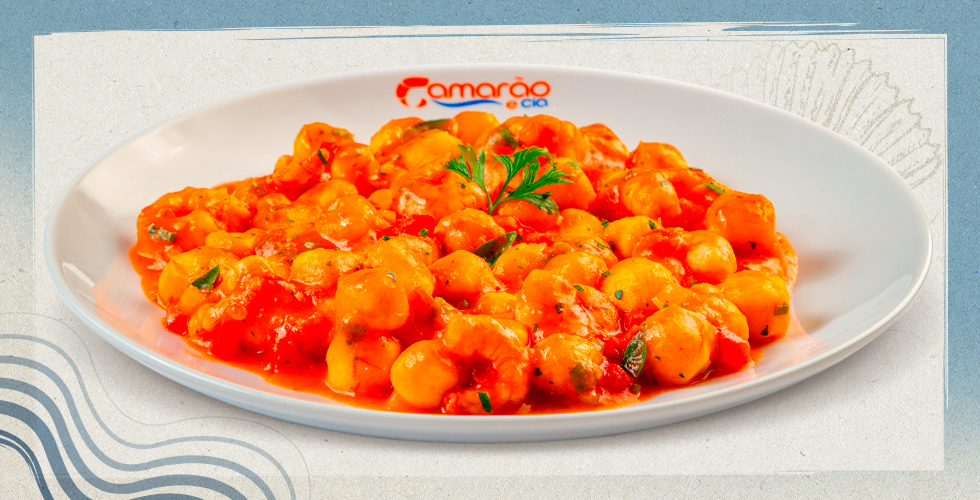 Gnocchi and Shrimp al Mare